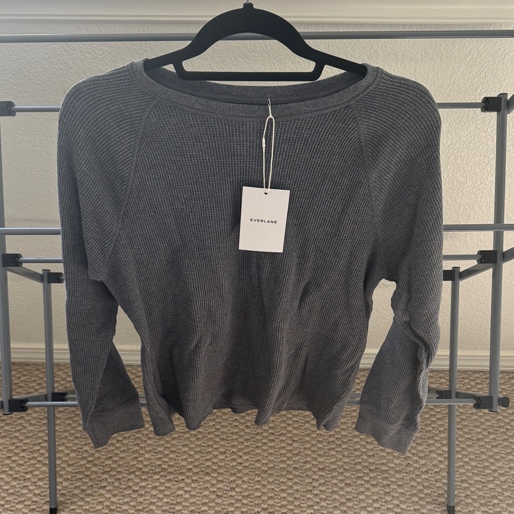 W’s Everlane waffle thermal size L grey